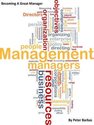cover image of Becoming a Great Manager